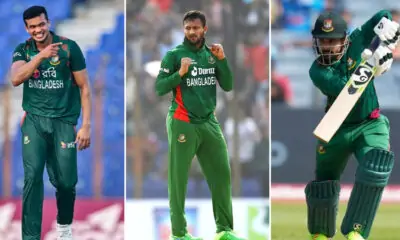 Shakib retains the top spot in the rankings, Litton-Taskin improves