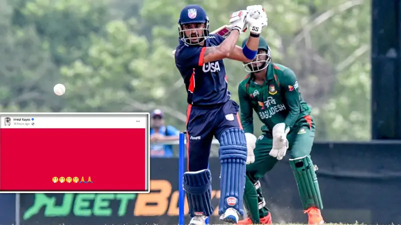 bangladesh vs USA Imrul kayes