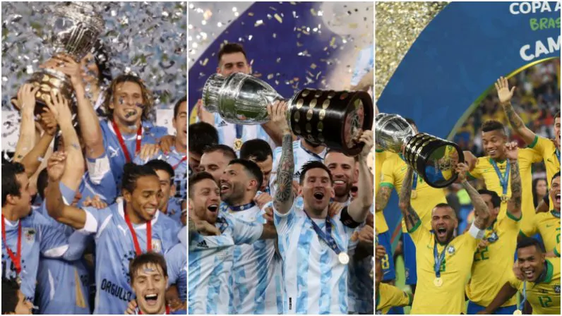 Copa america Top winer 3 team