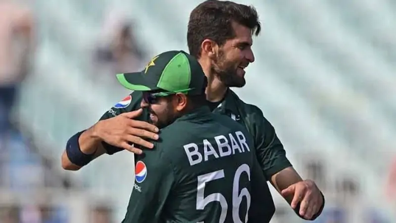 Babar Azam and Shaheen Shah Afridi