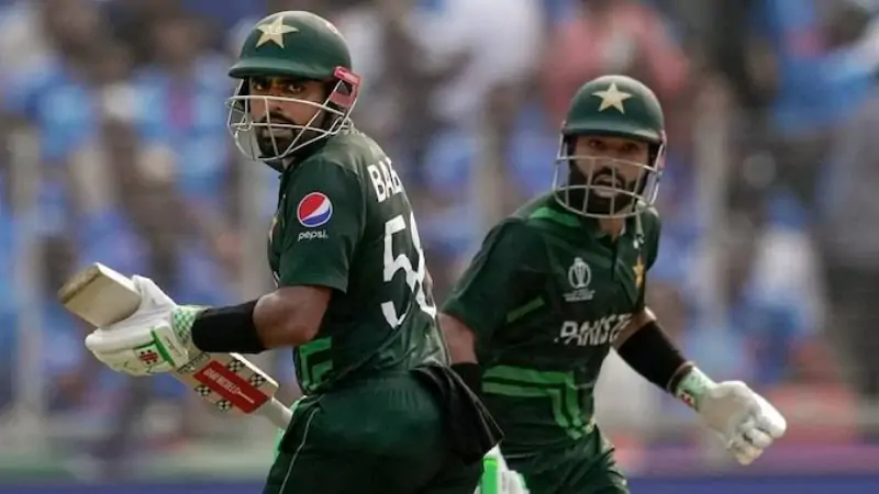 Babar Azam and Mohammad Rizwan