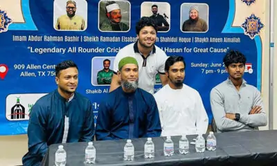 Shakib-Riyad raised funds for the construction of a mosque in the United States