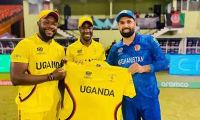 Ugandan cricketers gift jerseys to Nabi to remind him of old memories