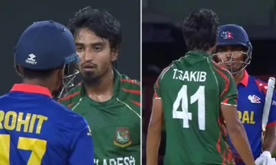 Why did Shakib get into an argument with the captain of Nepal?