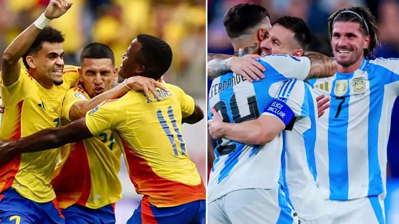 Argentina vs Colombia, who are ahead in recent performance