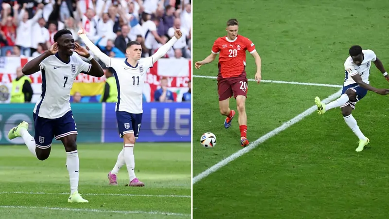 England reached the semi-finals after defeating Switzerland in a tiebreaker