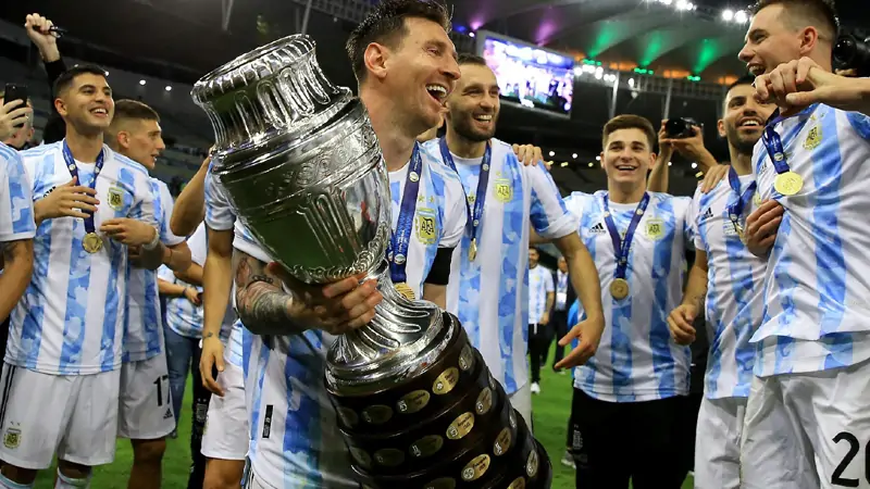 Messi's achievements in the history of the Copa America