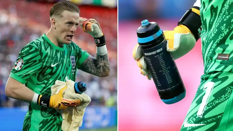 Pickford's bottling at the Euros, behind the scenes