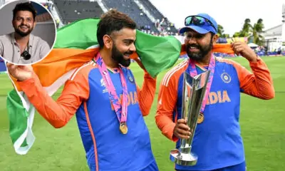 Raina requests to retire Rohit-Kohli jerseys