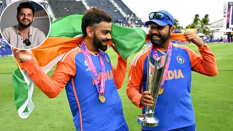 Raina requests to retire Rohit-Kohli jerseys