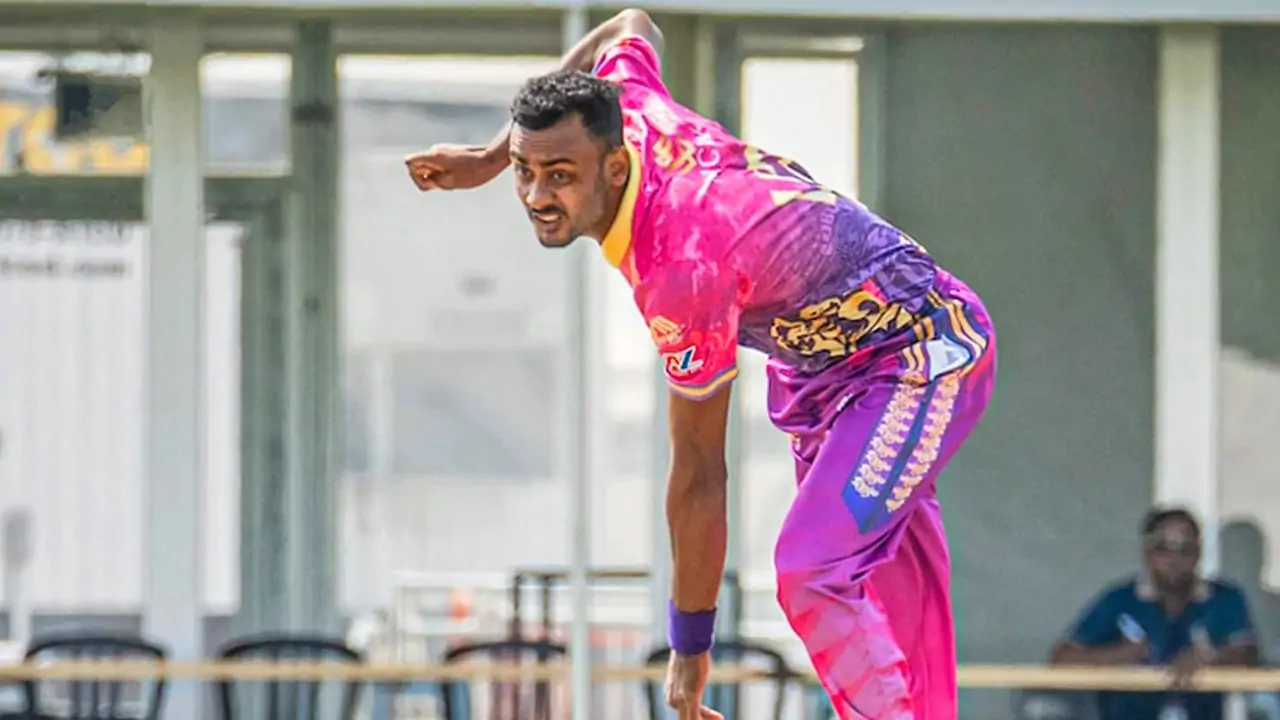 Shariful's brilliant bowling in Canada's franchise league