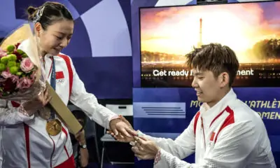 After winning gold in the Olympics, got lover's marriage proposal