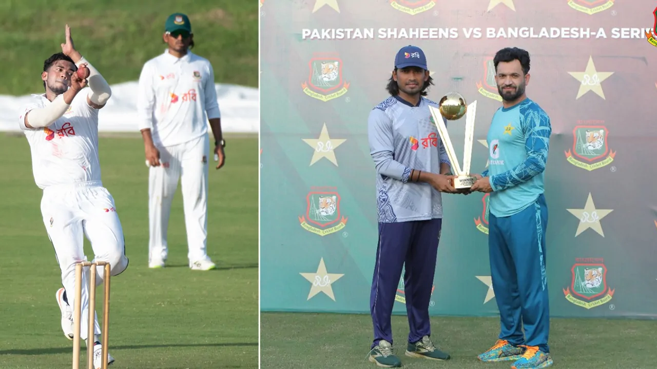 Bangladesh-Pakistan 'A' team second match draw, title shared