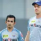 Gautam Gambhir and Morne Morkel