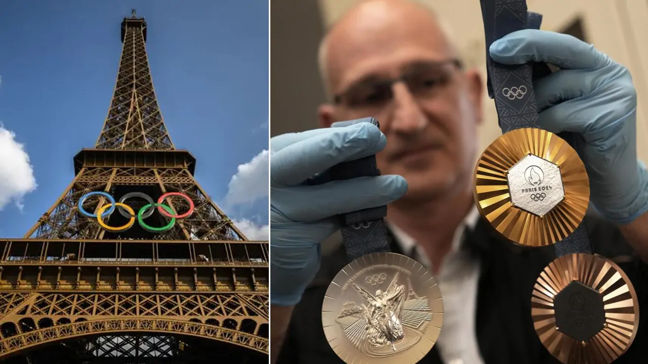 Olympic medal made by melting the iron of the Eiffel Tower, cost lakhs of taka