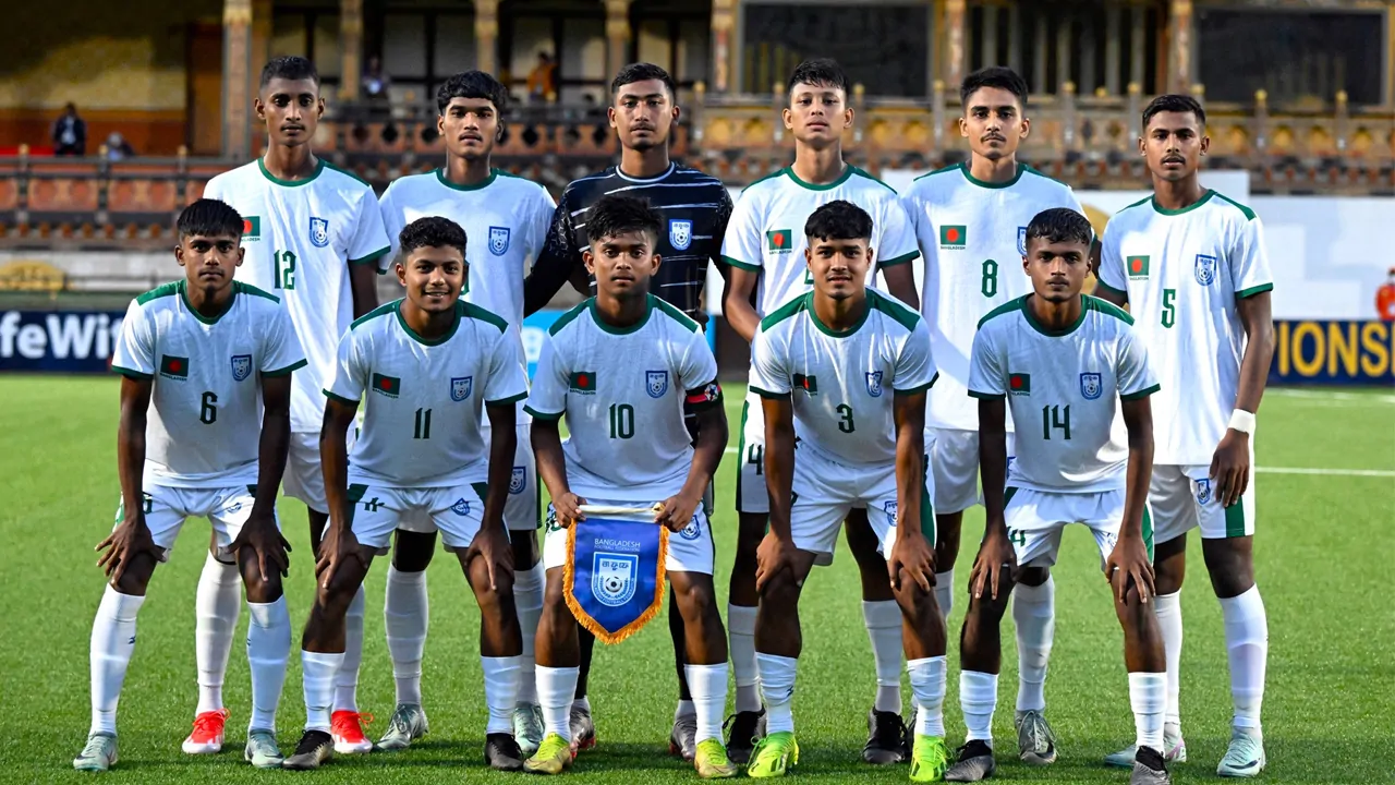 Bangladesh in the semi-finals of SAFF U-17 Championship