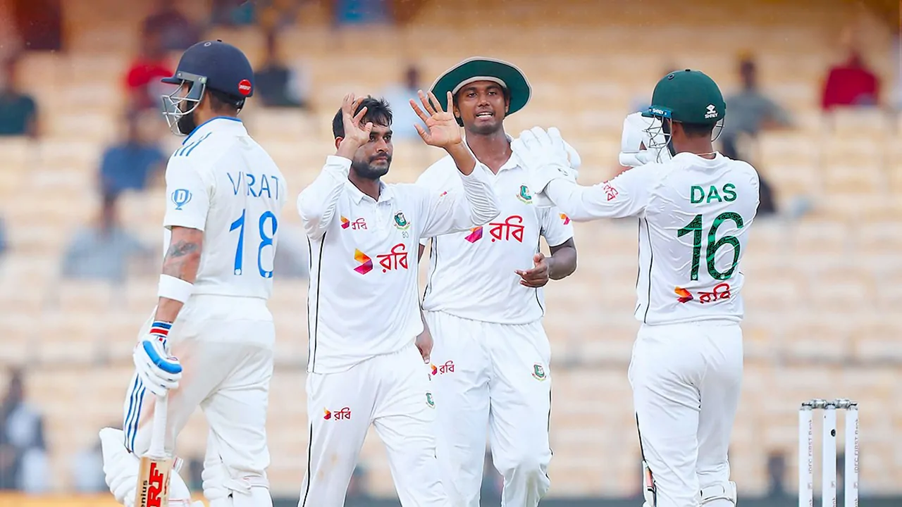 Bangladesh vs India_1st Test_day 2