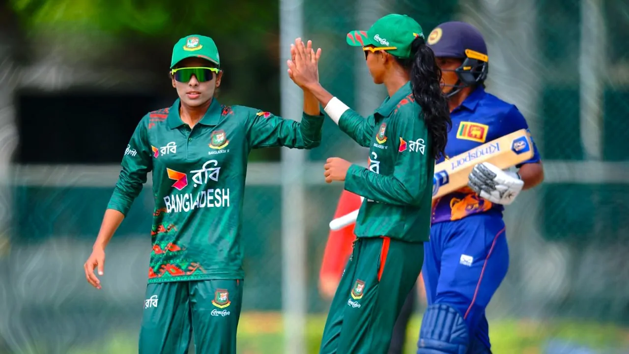 BangladeshW A wins against SrilankaW A