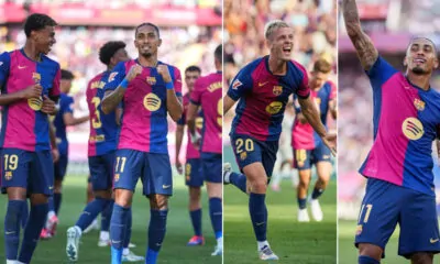 Barcelona goal celebrations