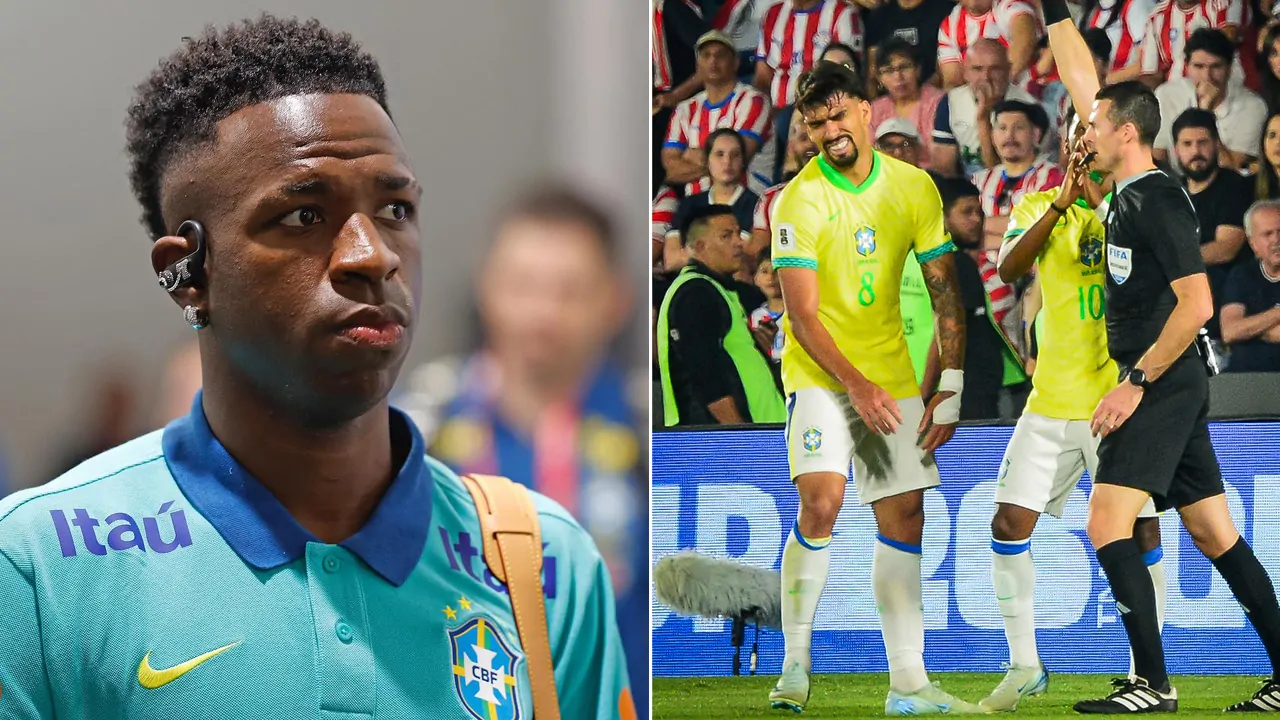 Brazil's embarrassing loss to Paraguay, Vini apologized