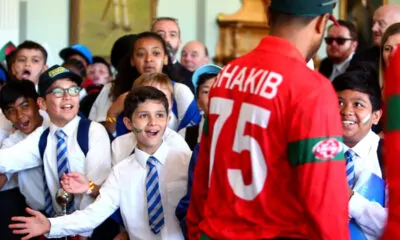 Shakib with kids