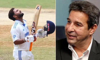 Wasim Akram praised Pant's brilliant comeback