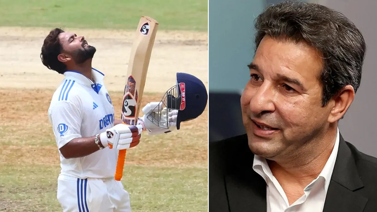 Wasim Akram praised Pant's brilliant comeback