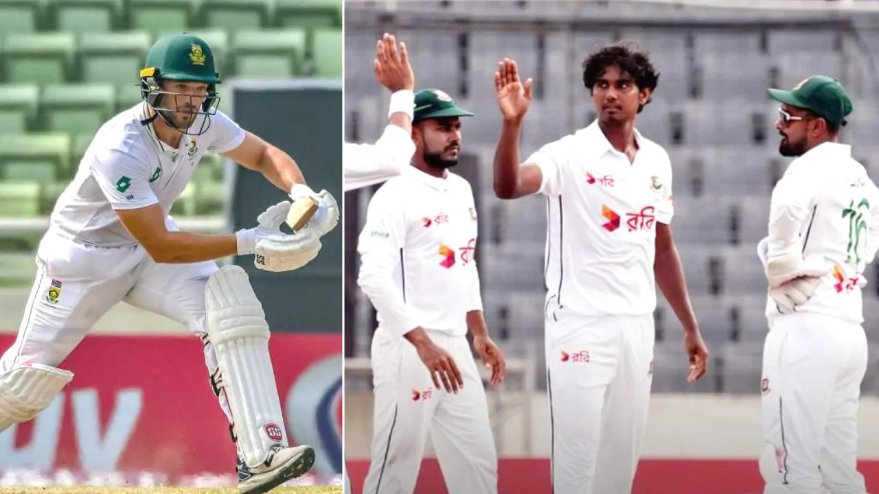 Bangladesh vs South Africa 2nd day lunch break in mirpur test