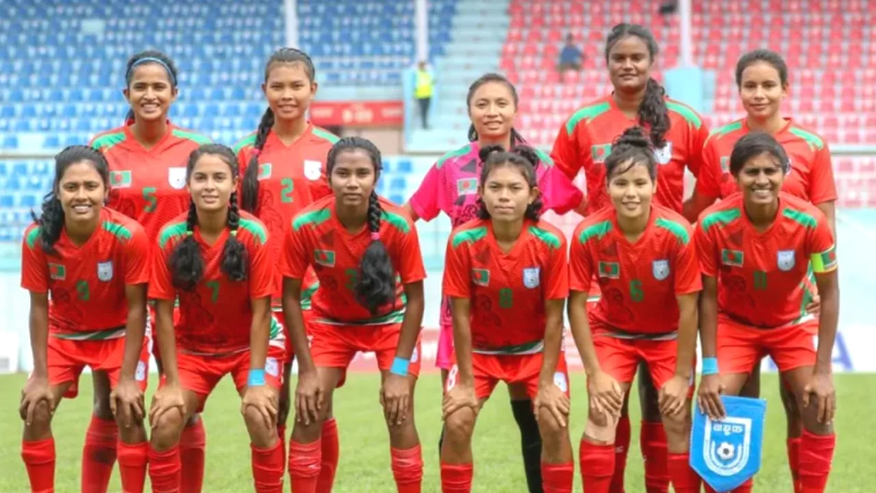 Bangladesh women football saff team 2022