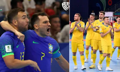 Brazil vs Ukraine in futsal semifinal