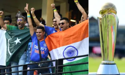 Champions trophy; India and Pakistan crowd in stadium