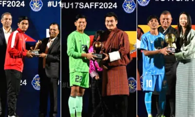 Footballers got awards in Saff