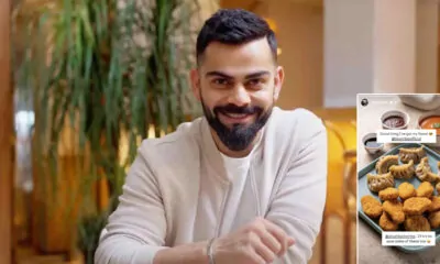 Kohli eats Fast Food