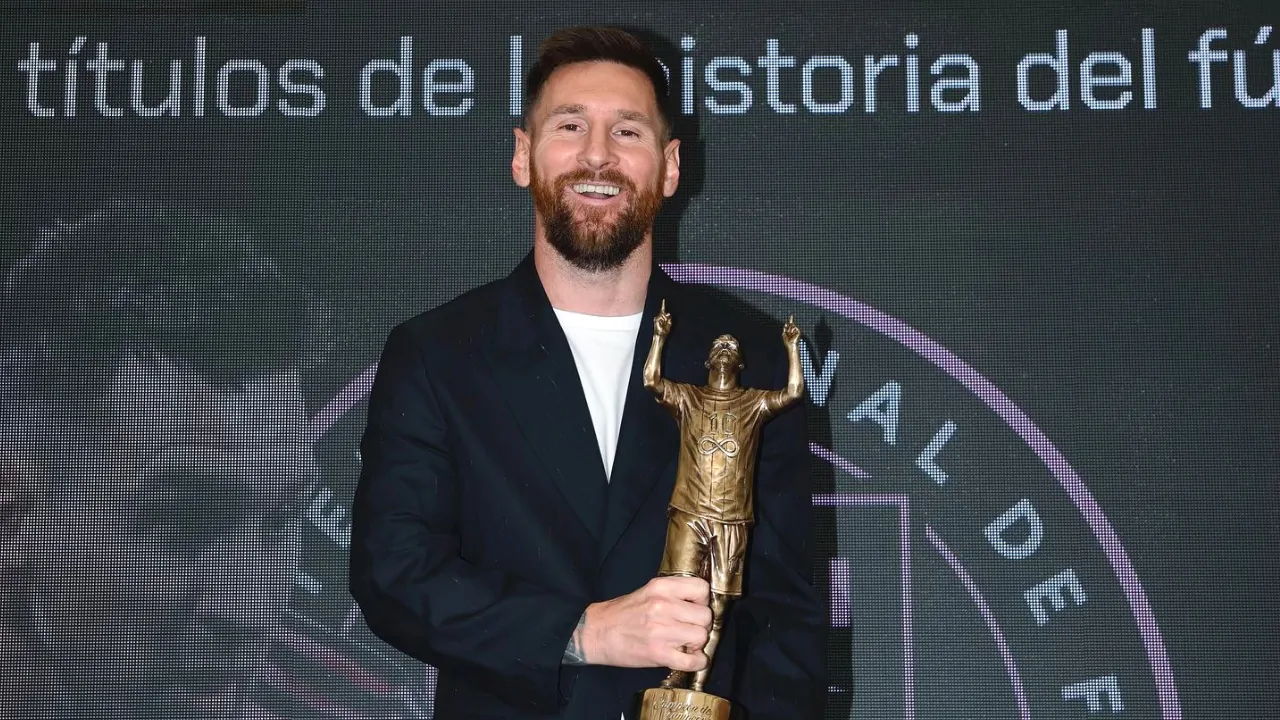 Lionel Messi won Champion of Champions trophy