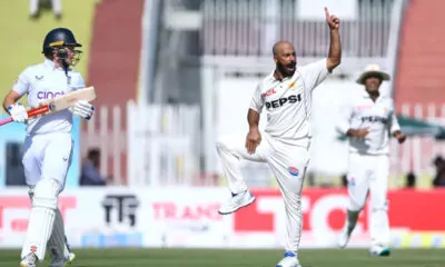 Sajid Khan takes wicket vs England