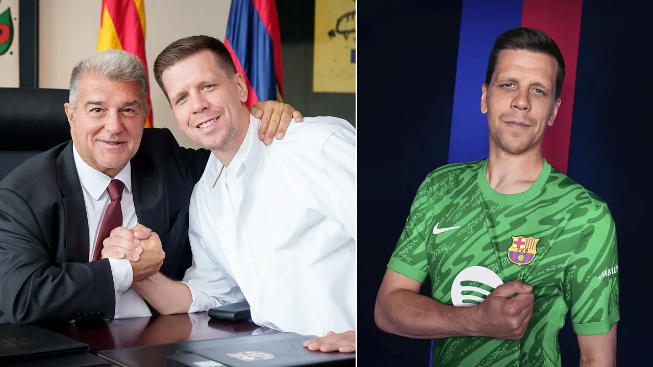 Wojciech Szczesny joins Barcelona