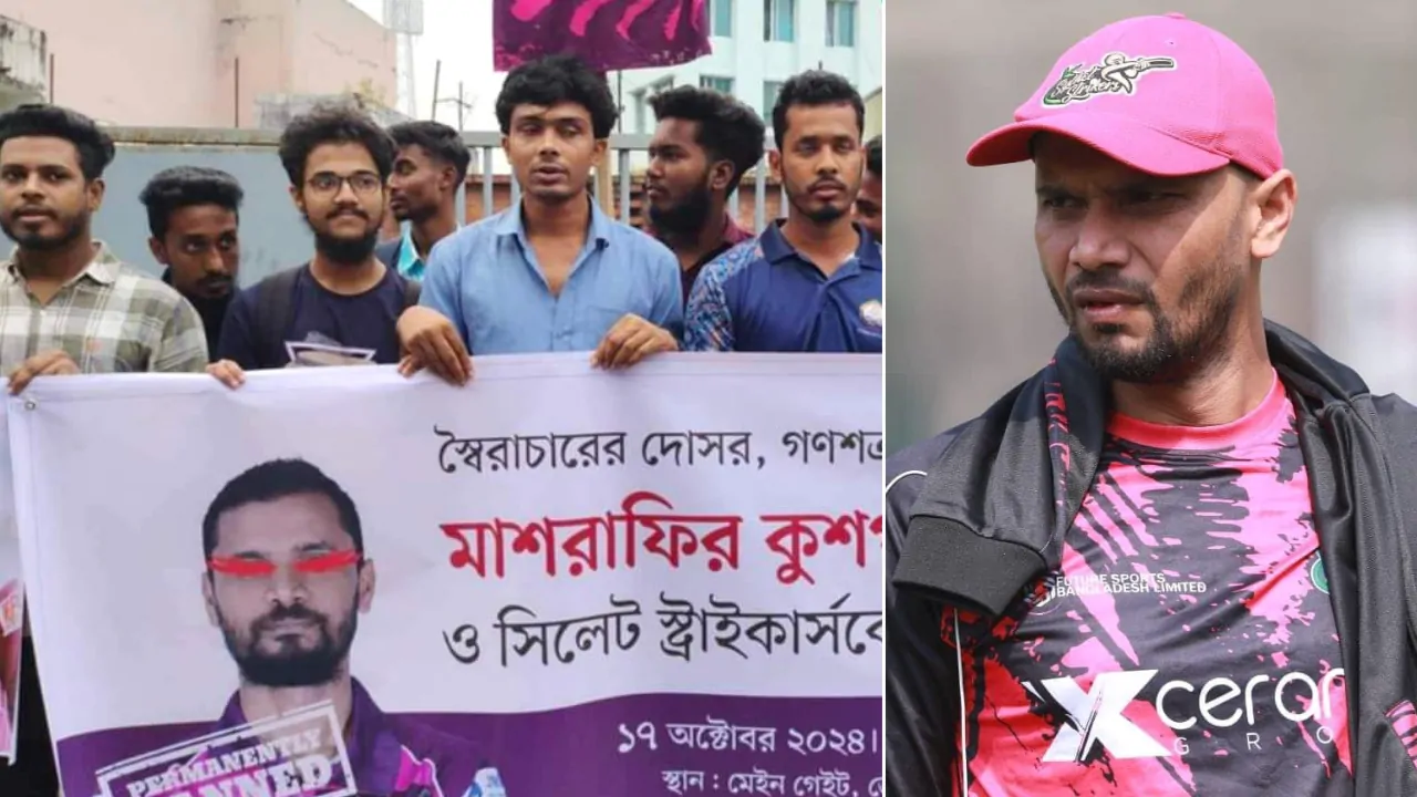 ultimatum to remove Mashrafee from Sylhet strikers