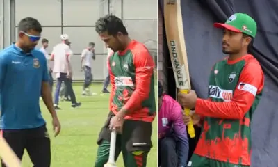 Afif Hossain in Rangpur riders practice Jersey