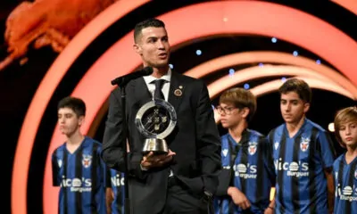 Cristiano Ronaldo awarded Platinum Quinas trophy