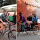 Irish Women cricketers in in Rickshaw