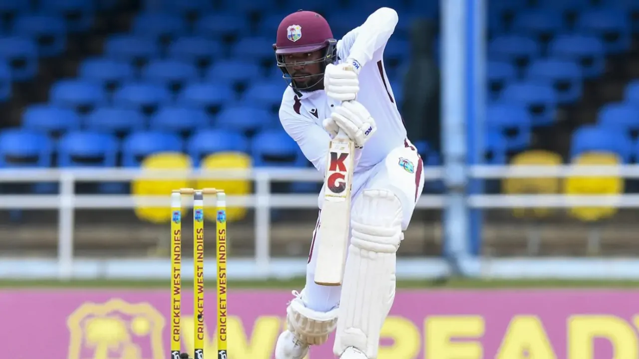 Mikyle Louis missed his century by 3 runs