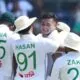 Taskin Ahmed takes two wickets