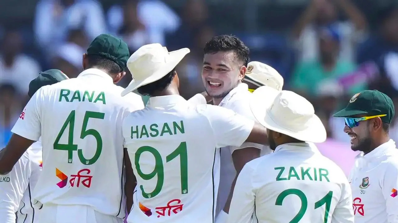 Taskin Ahmed takes two wickets