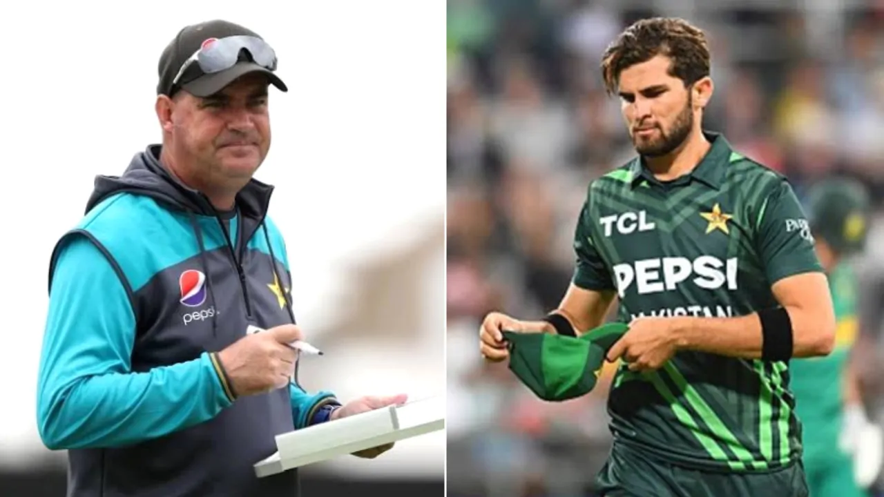 Mickey Arthur and Shaheen Afridi