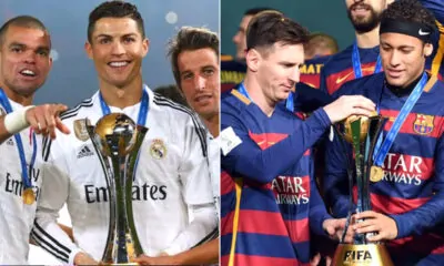 Real Madrid and Barcelona Club world cup champion