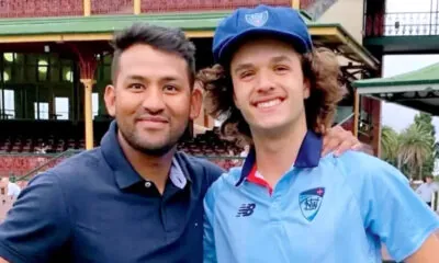 Sam Konstas and his Bangladeshi personal batting coach Tahmid Islam