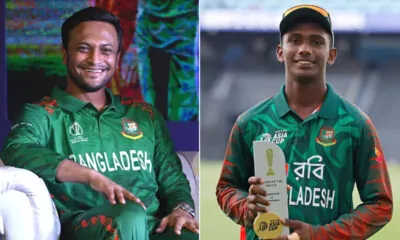 Shakib Al Hasan and Azizul Hakim Tamim