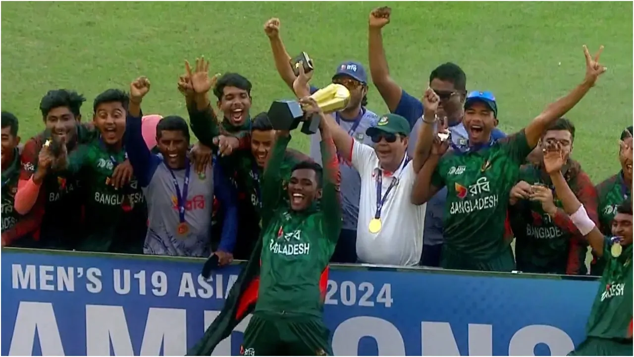 U-19 Asia cup win bangladesh