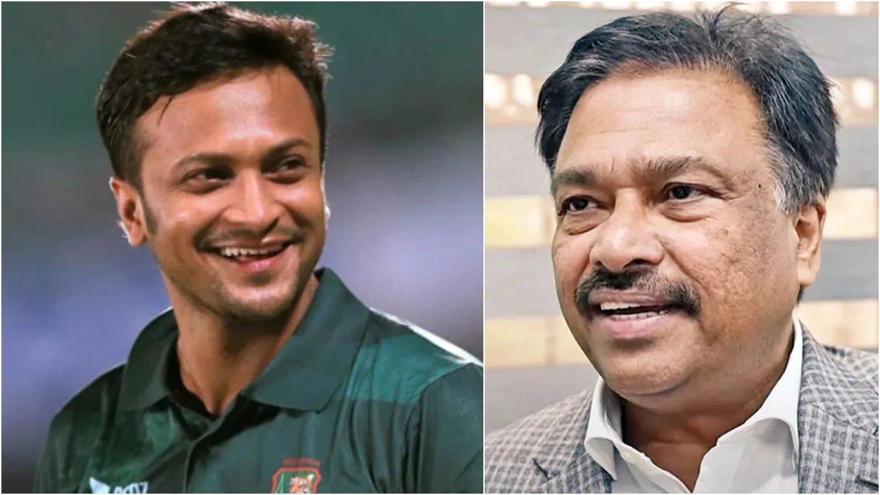 shakib al hasan and bcb president