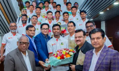 u19 Asian cup champions get welcome